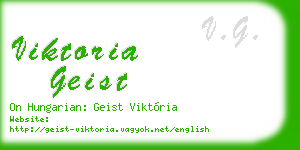 viktoria geist business card